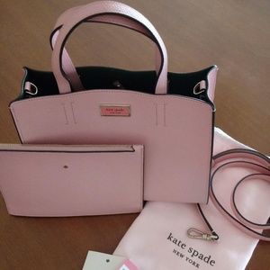 Kate Spade Sam Satchel Rococco Pink NWT